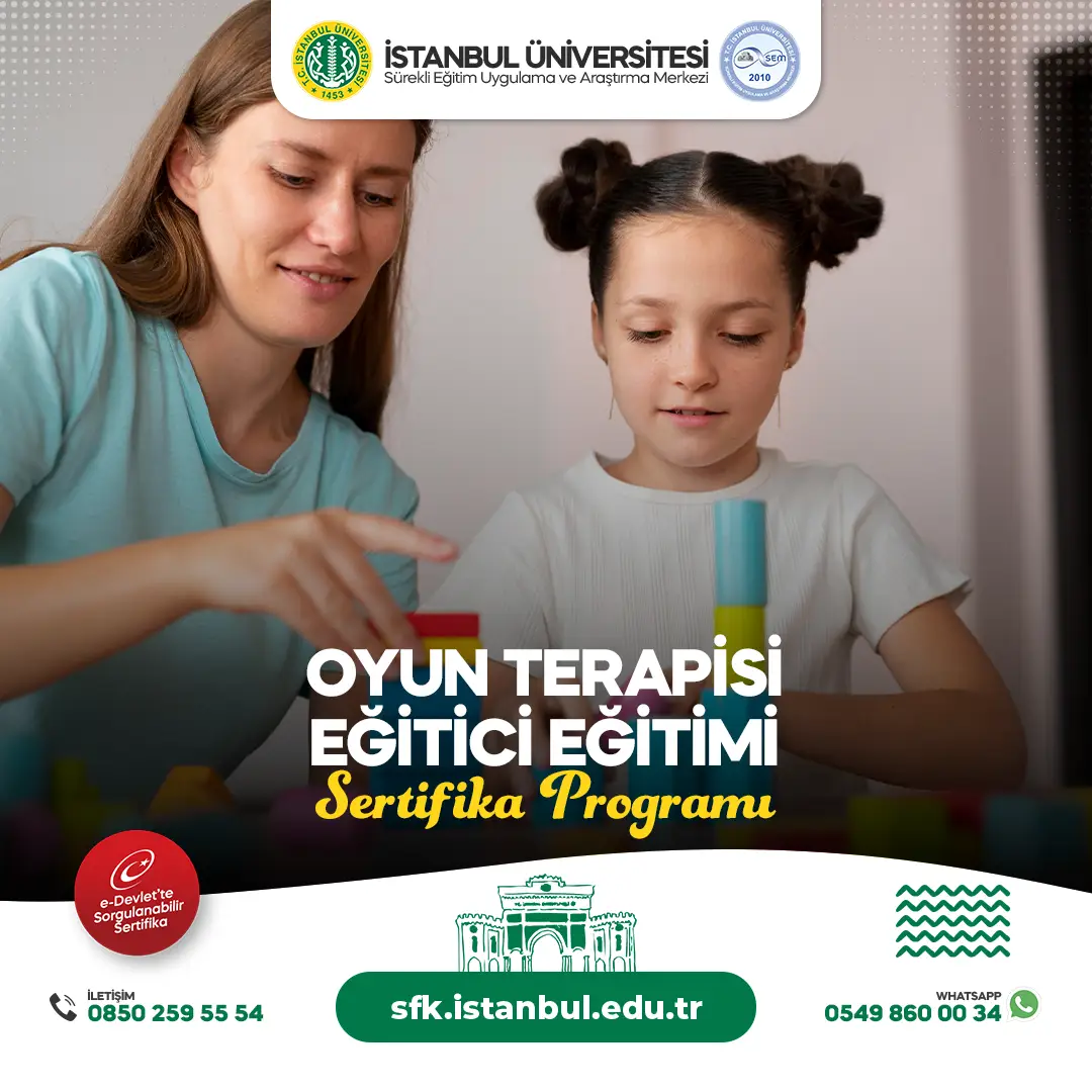 Oyun Terapisi Eğitici Eğitimi Sertifika Programı